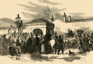 بيع هايد بارك Turnpike ، c1876. بواسطة غير معروف
