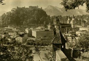 سالزبورغ من Kapuzinerberg ، النمسا ، c1935. بواسطة غير معروف