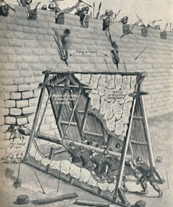 الساكسون يضربون جدار المدينة ، c1934 بواسطة غير معروف