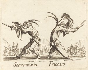 Scaramucia و Fricasso. بواسطة غير معروف