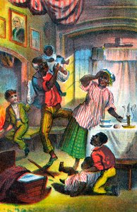 مشهد من Harriet Beecher Stowes Uncle Toms Cabin ، c1870 بواسطة غير معروف