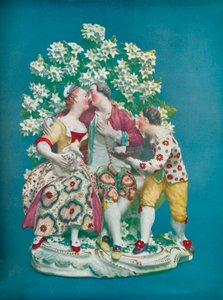 مشهد من الكوميديا الإيطالية ، c1770 بواسطة غير معروف