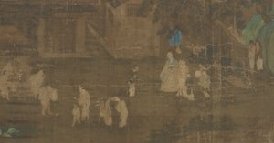 مشاهد من حياة الرجال المشهورين الجزء الأول ، أسرة مينج ، القرنين السادس عشر والسابع عشر. بواسطة غير معروف