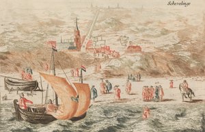 Schevelinge ، in: Tooneel Der Hoofdste Nederlands Huizen، En Lust Hoven، To T Leven A ...، nd. بواسطة غير معروف