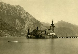 Schloss Ort ، Traunsee ، النمسا العليا ، c1935. بواسطة غير معروف