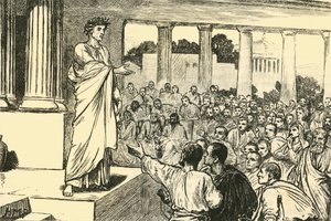 Scipios مناشدة للشعب ، 1890. بواسطة غير معروف