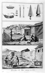 الصيد البحري ، صافي الإنتاج 1751-1777 بواسطة غير معروف