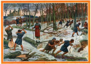 Servage au Moyen Age. Serfdom in Middle Age. بواسطة غير معروف
