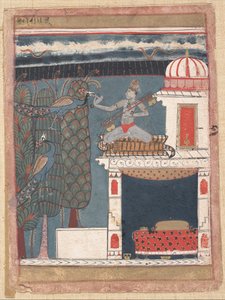 Setmalar Ragini: ورقة من سلسلة ragamala Garland of Musical Modes ، كاليفورنيا. 1630-40. بواسطة غير معروف