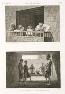 خياطة والتطريز وصناعة اللباد ، مصر ، ج 1798 بواسطة غير معروف