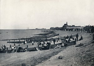 Sheerness - The Promenade and Beach ، 1895 بواسطة غير معروف