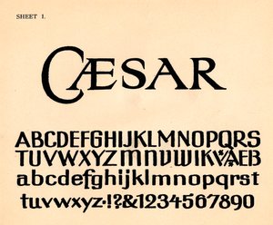 الورقة 1 ، من مجموعة الحروف الهجائية ، 1929 بواسطة غير معروف