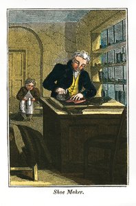 صانع الأحذية ، 1823 بواسطة غير معروف