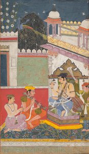 Shri Raga: Folio من سلسلة ragamala Garland of Musical Modes ، منتصف القرن السابع عشر. بواسطة غير معروف