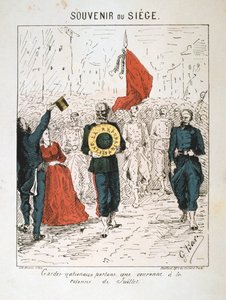 حصار باريس ، 1870-1871. بواسطة غير معروف