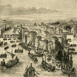 حصار باريس من قبل نورسيمن ، 845 ، 1890. بواسطة غير معروف