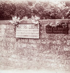 سجل في ذكرى المدنيين الذين أطلقوا النار عليهم من قبل الألمان ، دينانت ، بلجيكا ، c1914-c1918 بواسطة غير معروف