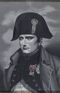 صورة نسيج الحرير للإمبراطور نابليون الأول بونابرت 1769-1821 بواسطة غير معروف