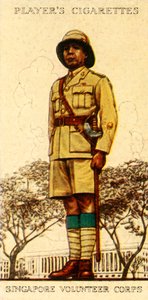 فيلق المتطوعين السنغافوريين ، 1936. بواسطة غير معروف
