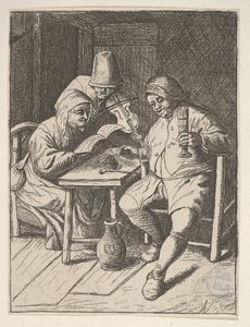 غناء الأزواج والكمان ، 1610-85. بواسطة غير معروف