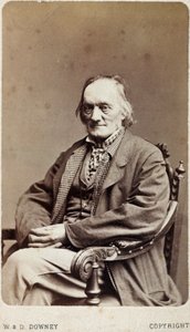 السير ريتشارد أوين ، عالم الطبيعة الإنجليزي وعالم الحفريات عام 1880 بواسطة غير معروف