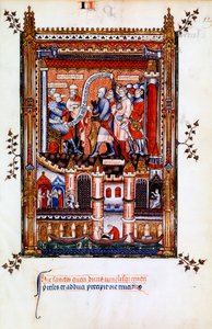 أمر سيسنيوس باعتقال سانت دنيس ، 1317 بواسطة غير معروف