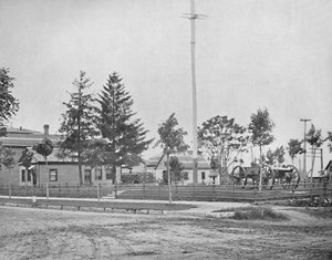 موقع Old Fort Wayne ، إنديانا ، c1897. بواسطة غير معروف