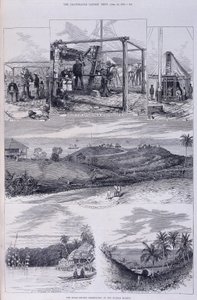 مرصد الكسوف الشمسي ، جزر نيكوبار ، c1875 بواسطة غير معروف