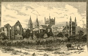وزير الجنوب وأطلال القصر ، 1898. بواسطة غير معروف