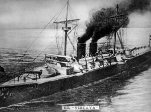 سفينة حربية إسبانية The Viscaya ، 1898s ، 1920s بواسطة غير معروف