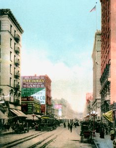Spring Street، Los Angeles، California، USA، c1900s بواسطة غير معروف