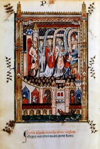 أخذت سانت دينيس إلى Sisinnius ، 1317 بواسطة غير معروف