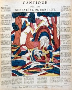 St Genevieve of Brabant في الغابة ، القرن التاسع عشر بواسطة غير معروف