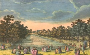 سانت جيمس بارك & باكنغهام هاوس ، c1763. بواسطة غير معروف