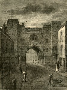 بوابة سانت جونز ، Clerkenwell ، c1872. بواسطة غير معروف