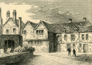 مستشفى سانت كاترين - منازل الإخوان عام 1781 ، 1872. بواسطة غير معروف