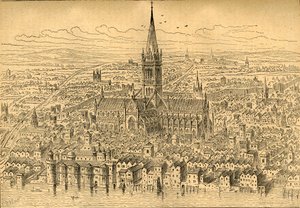 سانت بولس والجوار عام 1540 ، 1897. بواسطة غير معروف