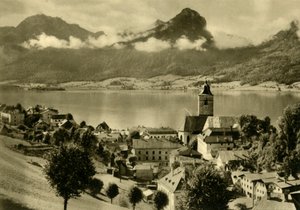 القديس فولفجانج في Salzkammergut ، النمسا العليا ، c1935. بواسطة غير معروف