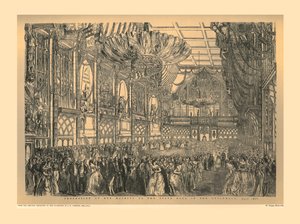 كرة الدولة في Guildhall ، 1851 ، 1886 بواسطة غير معروف