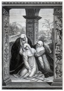 وصم القديسة كاترين سيينا ، 1870 بواسطة غير معروف