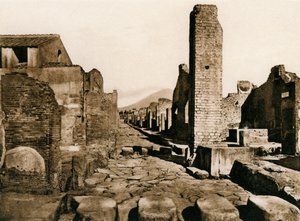 سترادا ستابيانا ، بومبي ، إيطاليا ، ج 1900 بواسطة غير معروف