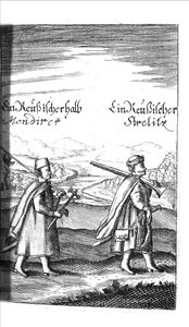 Streltsy من جورج آدم Schleissing Derer كلاهما Czaaren في Reussland Iwan و Peter Alex Alexiz ، 1693 بواسطة غير معروف