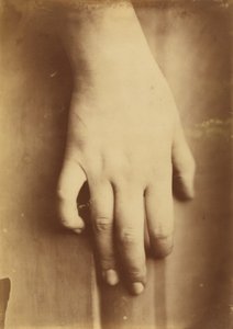 دراسة اليد ، 1865. بواسطة غير معروف