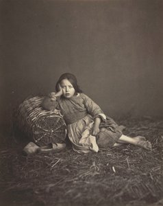 دراسة لفتاة شابة ، ج. 1860. بواسطة غير معروف