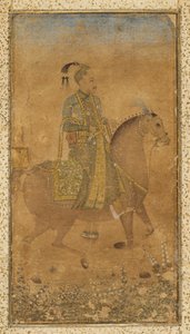السلطان عبد الله قطب شاه 1614-74 على ظهور الخيل ، ج. 1635. بواسطة غير معروف