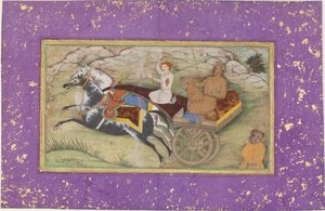 سلطان سالم في عربة ، ح. 1603. بواسطة غير معروف