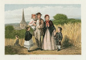صباح الأحد ، c1880 بواسطة غير معروف