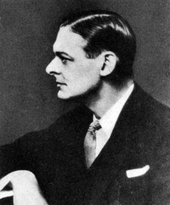TS Eliot ، الشاعر والناقد المسرحي الأمريكي المولد الأمريكي ، ثلاثينيات القرن العشرين بواسطة غير معروف