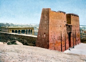 معبد حورس ، إدفو ، مصر ، القرن العشرين بواسطة غير معروف