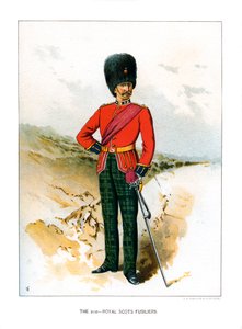 The 21st Royal Scots Fusiliers ، c1890 بواسطة غير معروف
